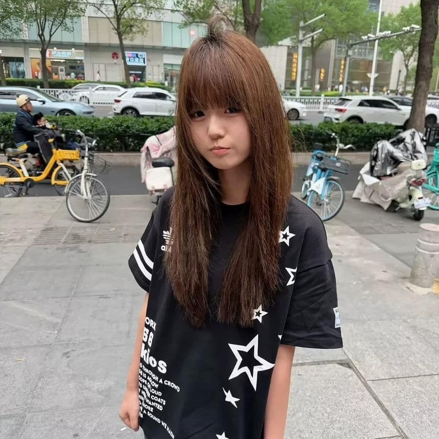 순면 220 그램 빗질하다 닫기 반팔 티셔츠 여성 이미지 3