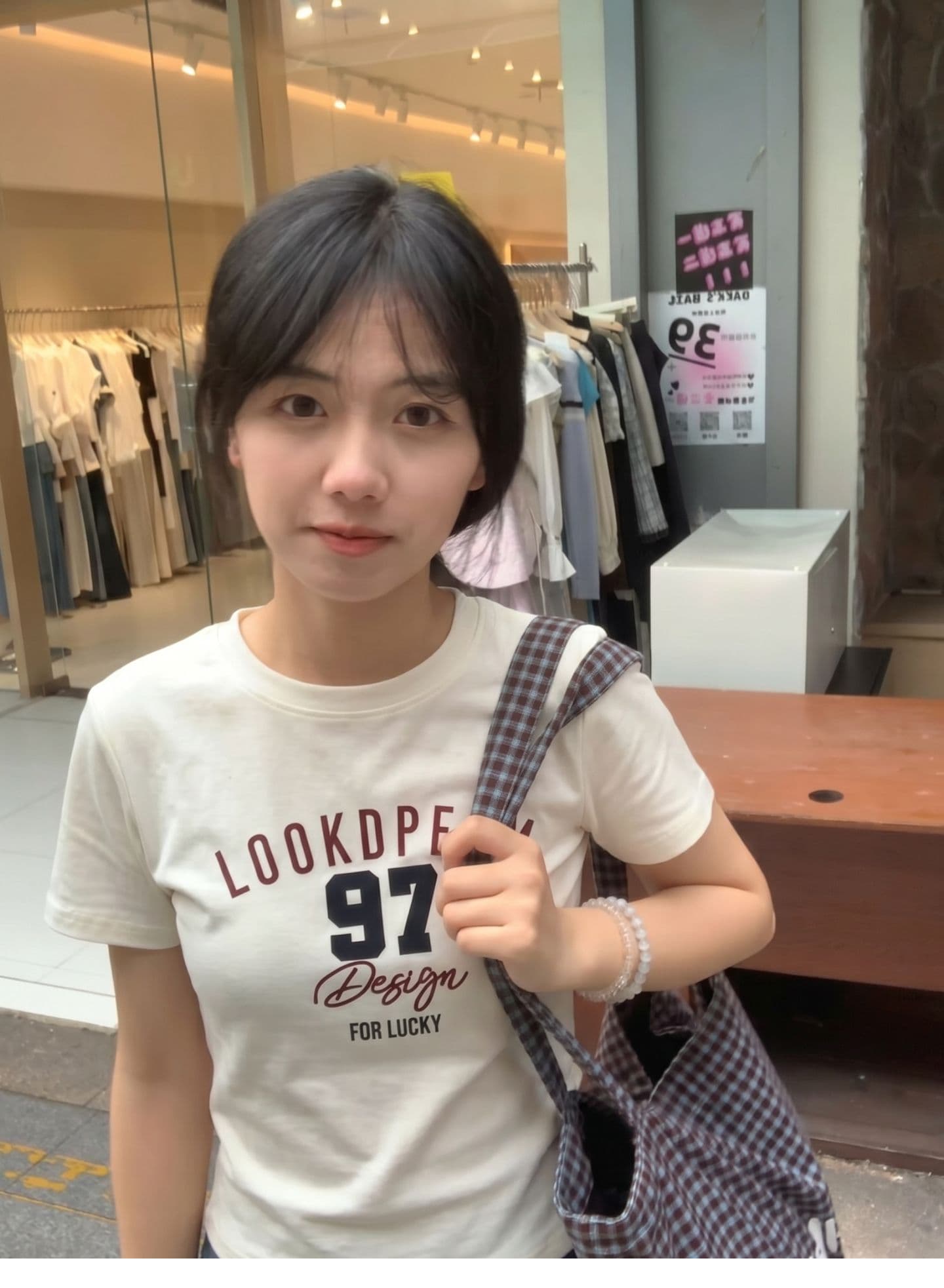 광저우 원단 만 부 바늘 패치 자수 210 그램 95 면 40s 오스트리아 델 아메리칸 알파벳 반팔 티셔츠 상세 이미지 4