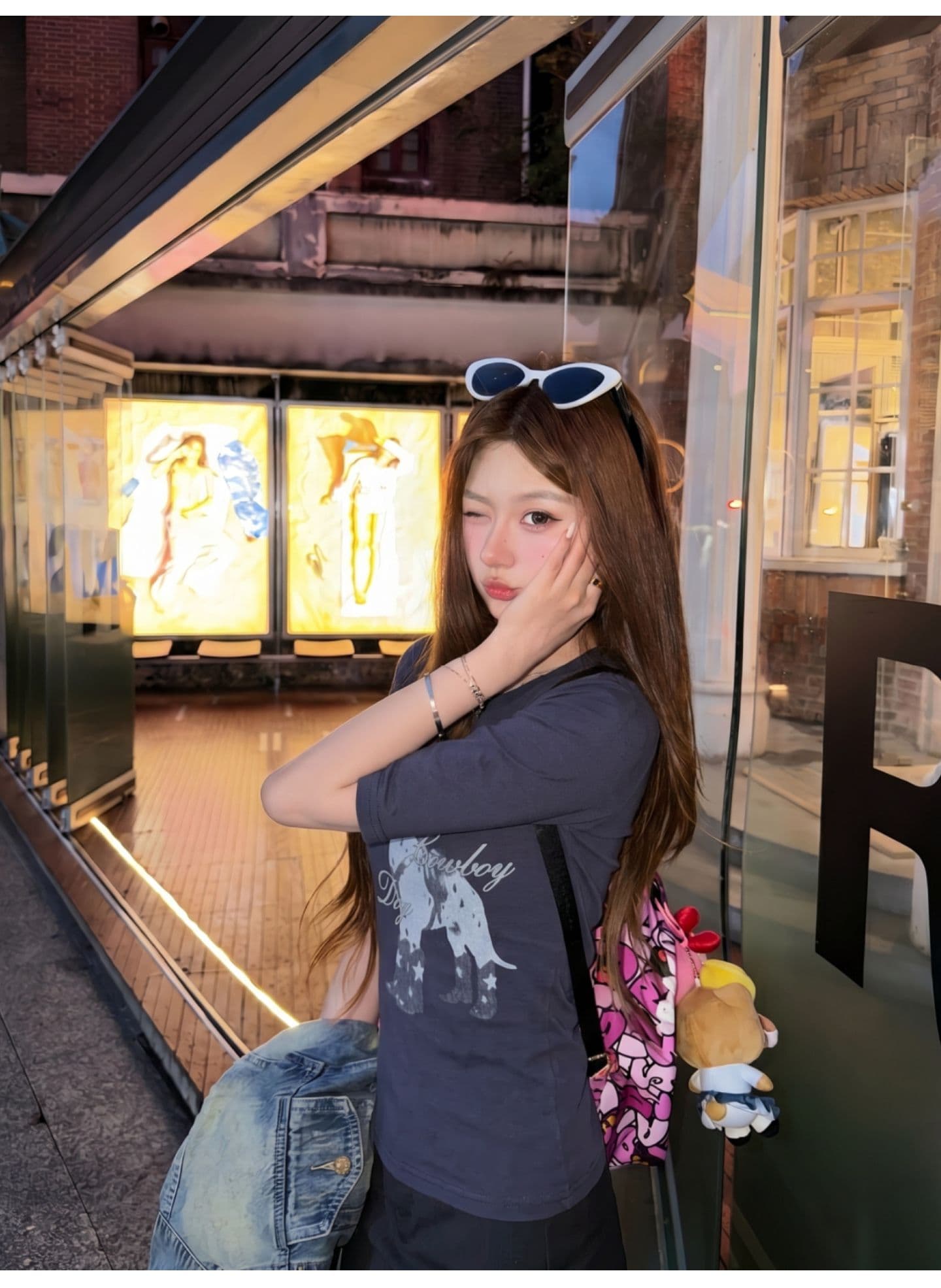광저우 원단 중간 소매 핏 스타일 디지털 직분사 210 그램 95 면 40s 오스트리아 델 달마 시안 반팔 티셔츠 이미지 3
