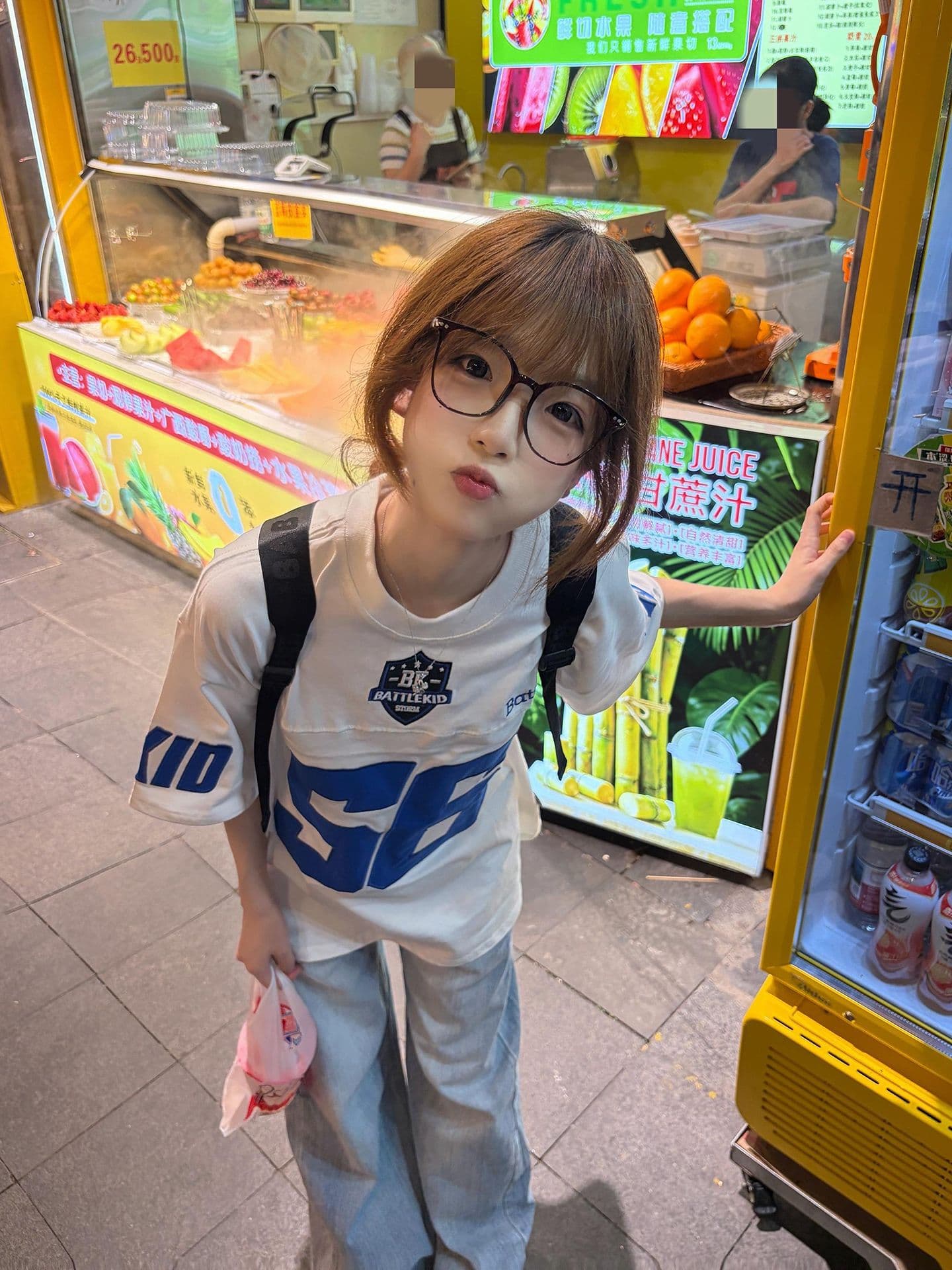 자수 패치 네리 가게 천 19 지점 220 그램 순면 반팔 티셔츠 여성 상세 이미지 7