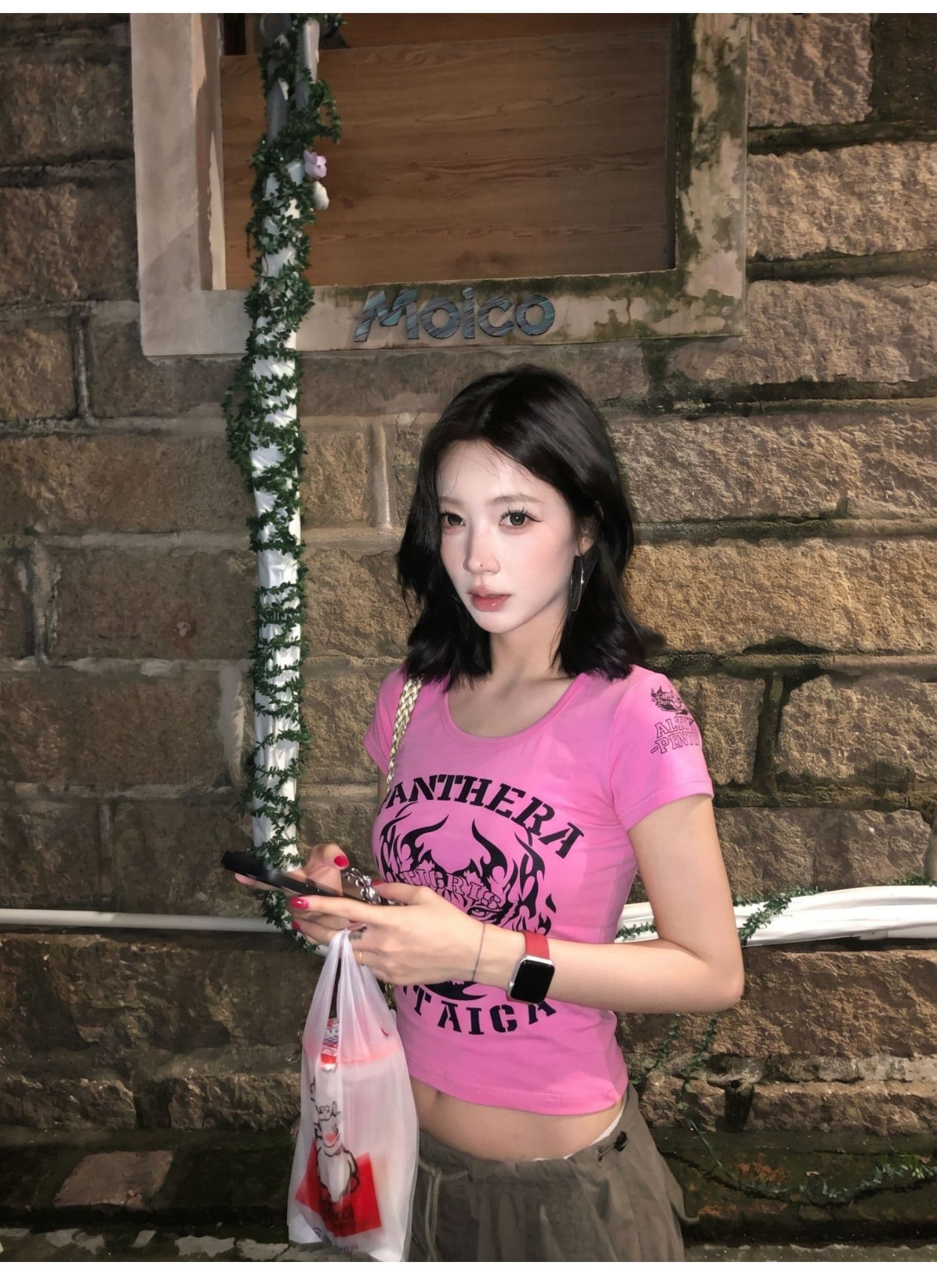 광저우 원단 디지털 직분사 완제품 210 그램 95 면 40s 오스트리아 델 광장 칼라 호랑이 반팔 상세 이미지 5