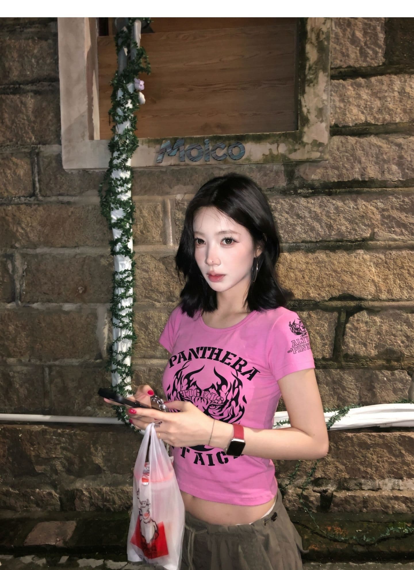 광저우 원단 디지털 직분사 완제품 210 그램 95 면 40s 오스트리아 델 광장 칼라 호랑이 반팔 상세 이미지 7