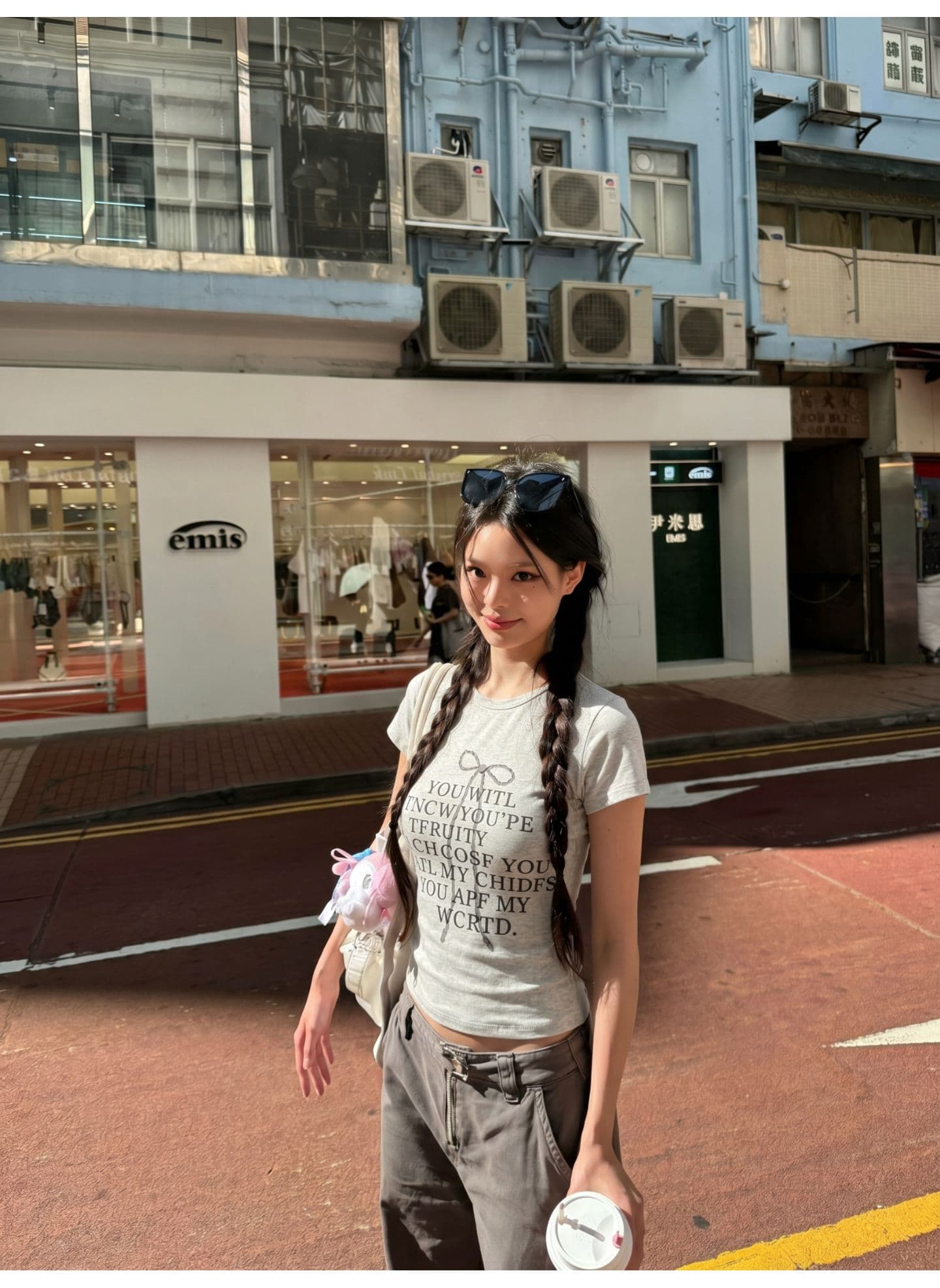 광저우 원단 디지털 직분사 완제품 210 그램 95 면 40s 오스트리아 델 나비 매듭 알파벳 프린트 반팔 상세 이미지 5