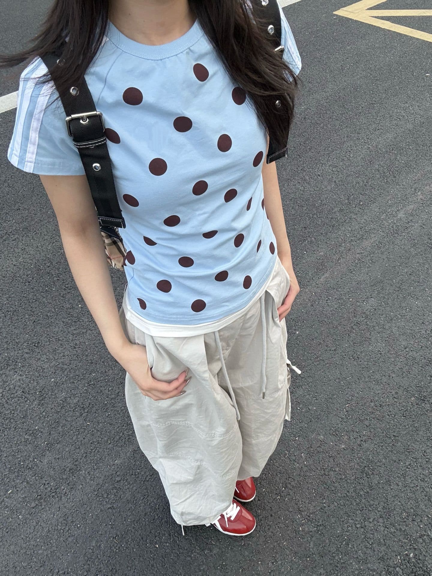 좋은 품질 원본 솜씨 리본 40 220 그램 92 면 8 암모니아 Lun 반팔 티셔츠 이미지 4