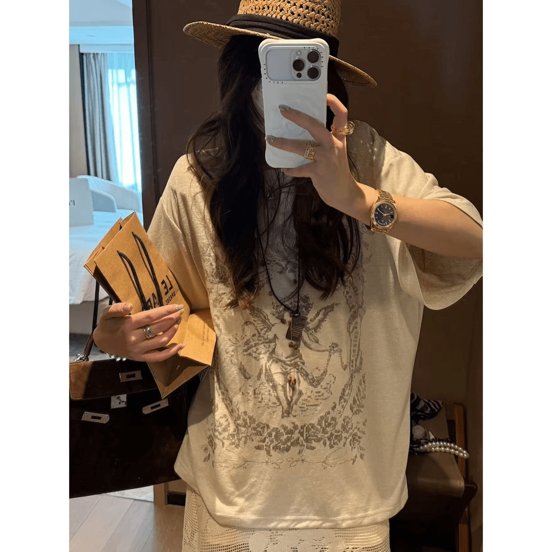 광저우 라이 경기 서울 눈꽃 얼음 차가운 면 165 그램 헝겊 차가운 미끄러짐 반팔 티셔츠 상세 이미지 5