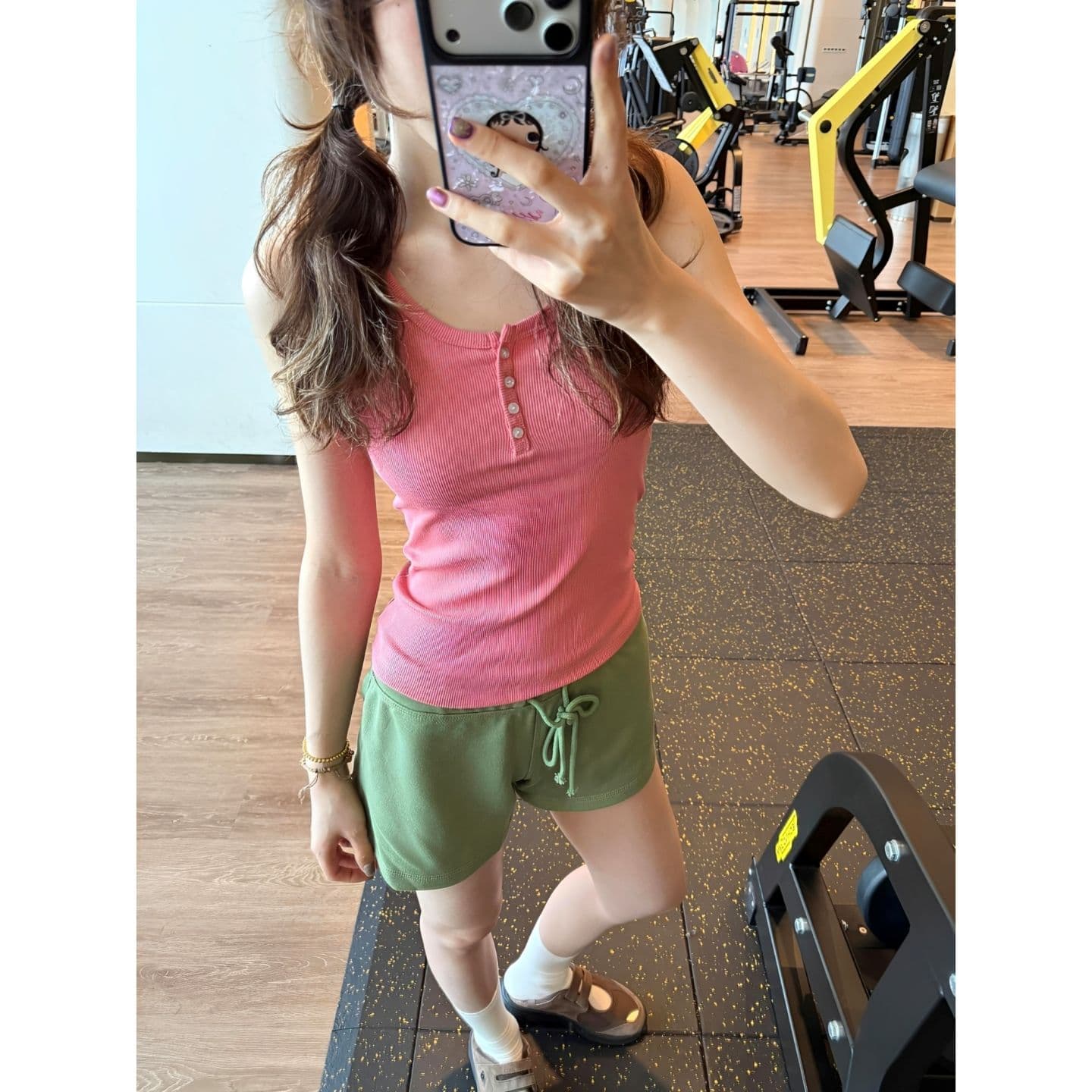 광저우 원단 원본 원단 리브 부서 버클 허리 수축 슬림해 보이는 A형 단어 조끼 여성 여름