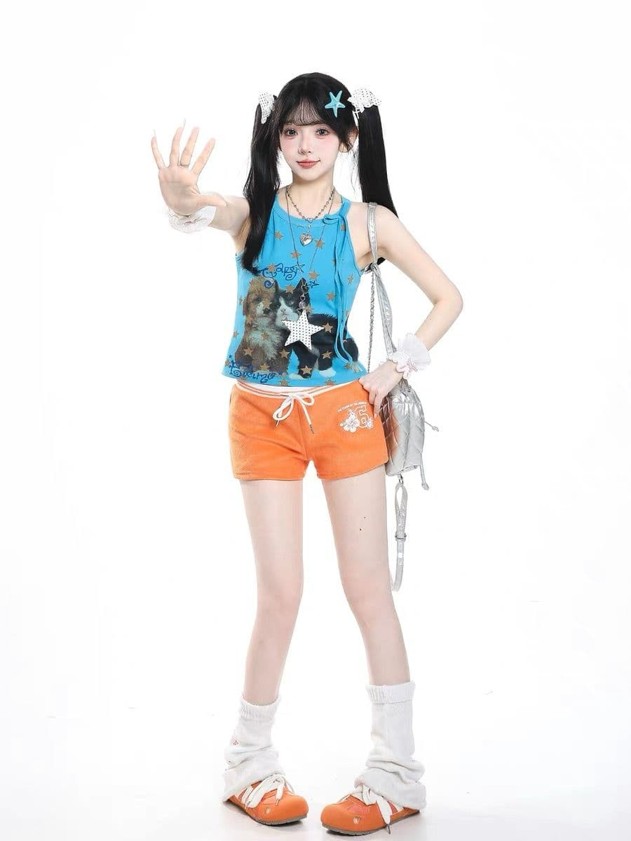 좋은 품질 원본 솜씨 40 220 그램 92 면 8 암모니아 Lun 작은 조끼 상세 이미지 4