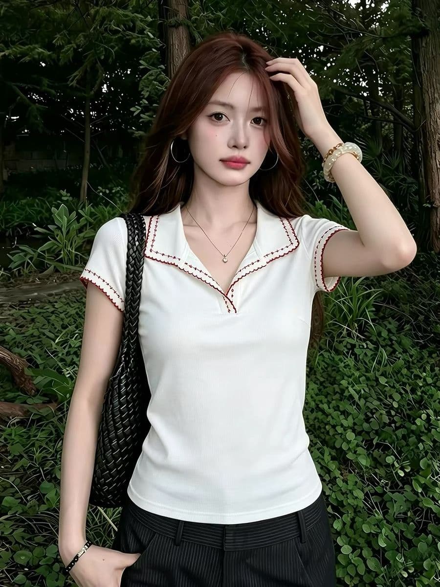 원본 솜씨 40 오스트리아 세대 서울 210 그램 순면 반팔 여성 상세 이미지 3
