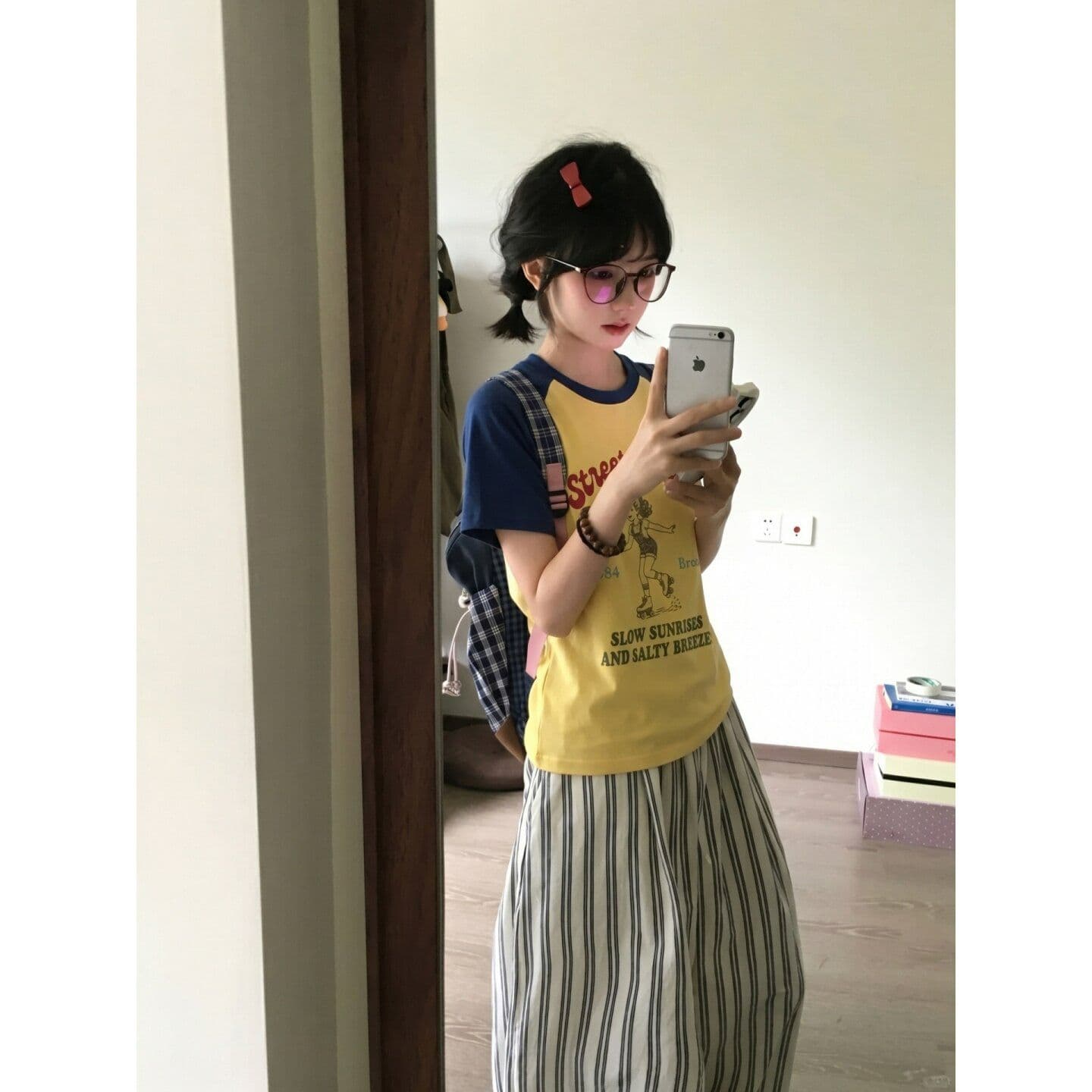 210 그램 40 좋은 면 일반 몸매 가꾸기 배색 삽입 어깨 패치워크 루즈핏 맨위 이미지 2