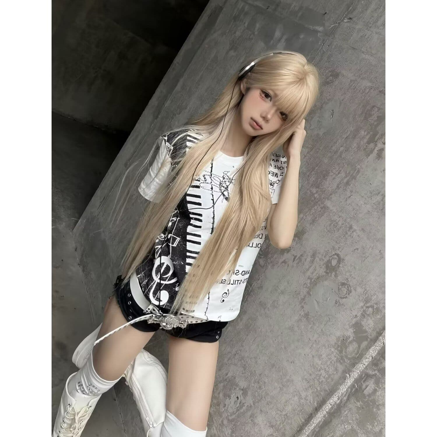 여름 조수 브랜드 유럽 상품 고급 무거운 작업 핫픽스 반팔 티셔츠 남녀 트렌드 몸매 가꾸기 다용도 캐주얼 t 얇은 스타일 이미지 5