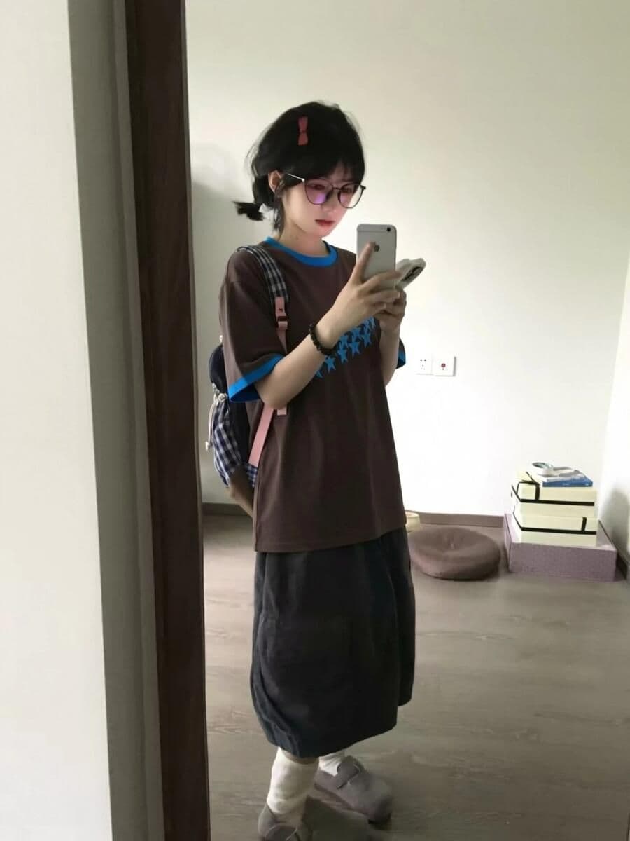 좋은 품질 솜씨 자수 네리 가게 천 19 지점 220 그램 순면 반팔 티셔츠 상세 이미지 6
