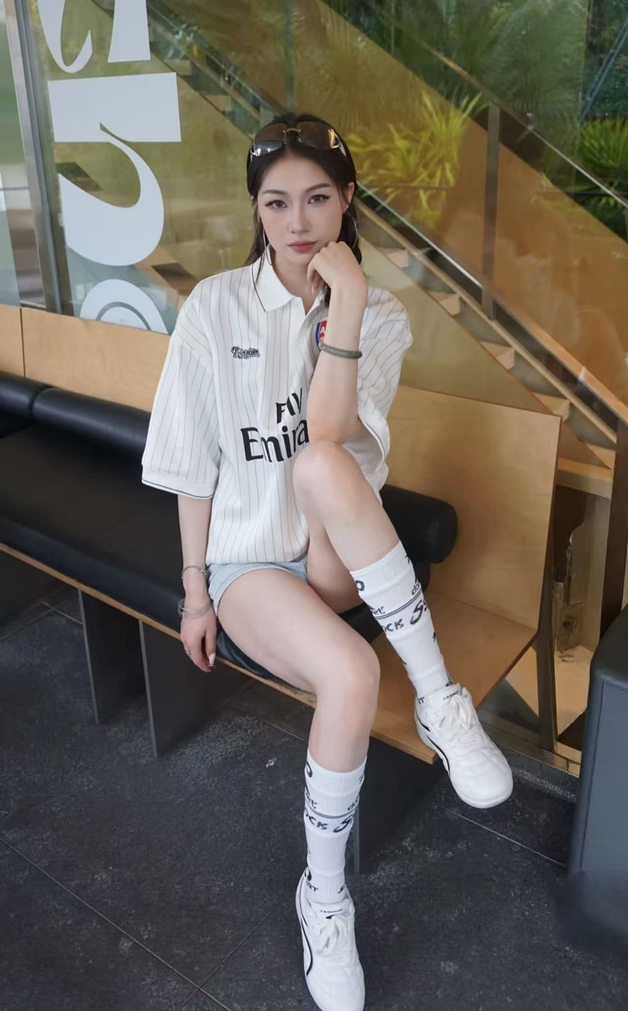 원본 솜씨 아메리칸 레트로 알파벳 프린트 폴로 칼라 티셔츠 반팔 공 서비스 통기성 운동 루즈핏 남녀 여름 상세 이미지 7