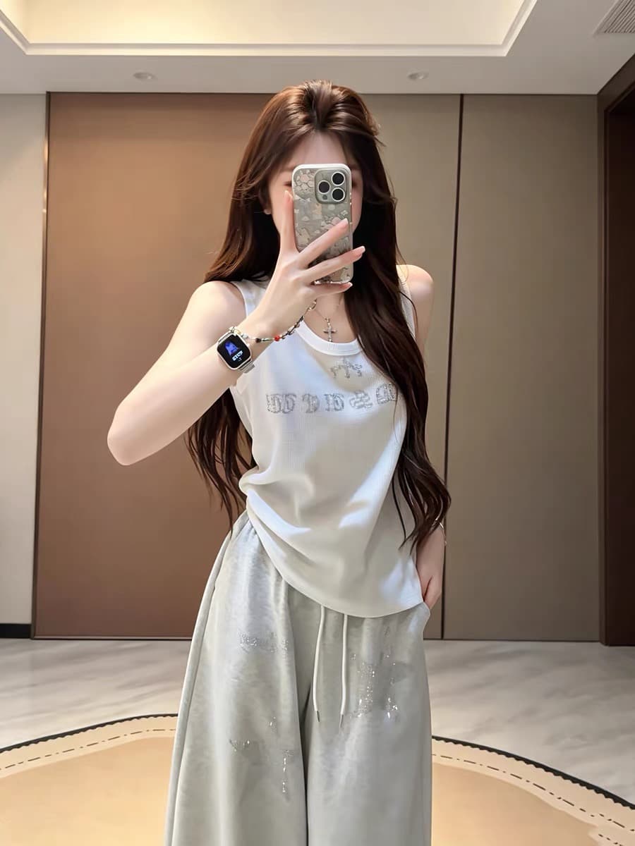 광저우 원단 반팔 티셔츠 여성 상세 이미지 2