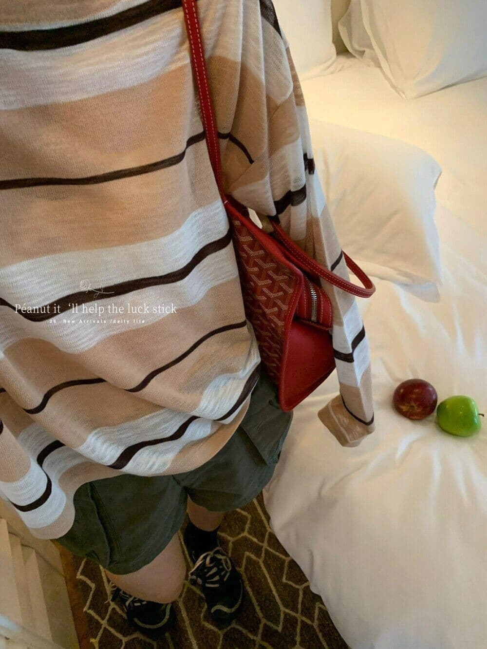 한국 동대문 여름 새로운 다용도 루즈핏 느긋한 바람 얇은 스타일 스트라이프 자외선 차단 니트 스웨터 티셔츠 블라우스 여성 상세 이미지 5