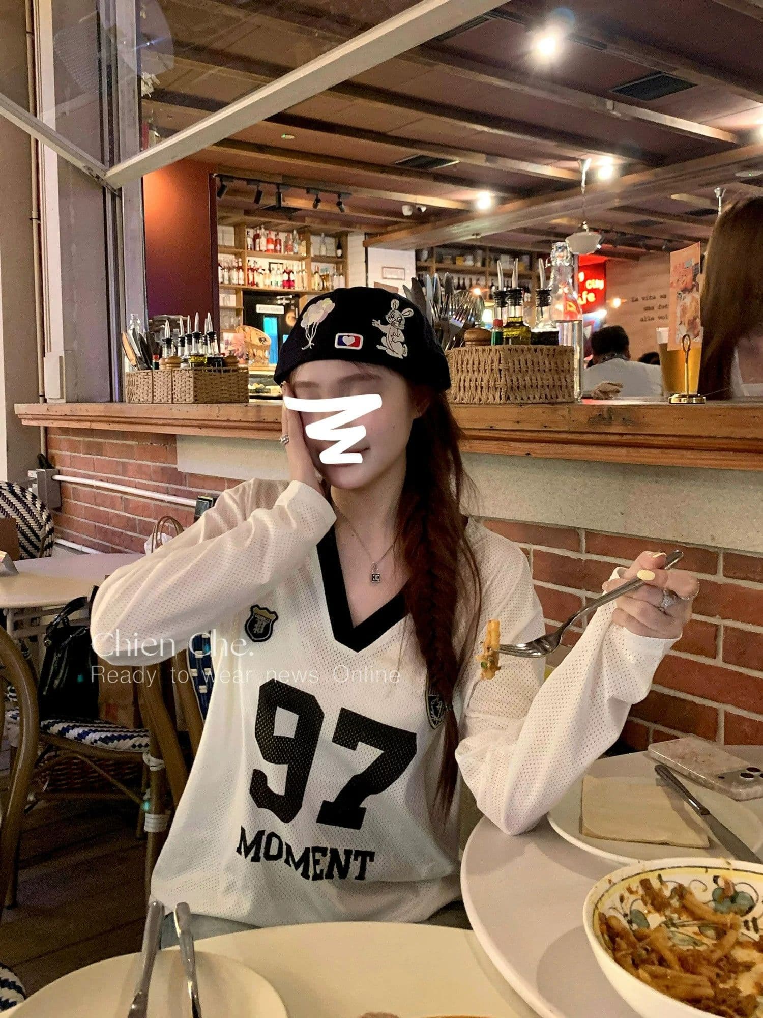 원본 것 아메리칸 티셔츠 여름 인터넷 얼굴 통기성 루즈핏 긴팔 자외선 차단 블라우스 여성 상세 이미지 8