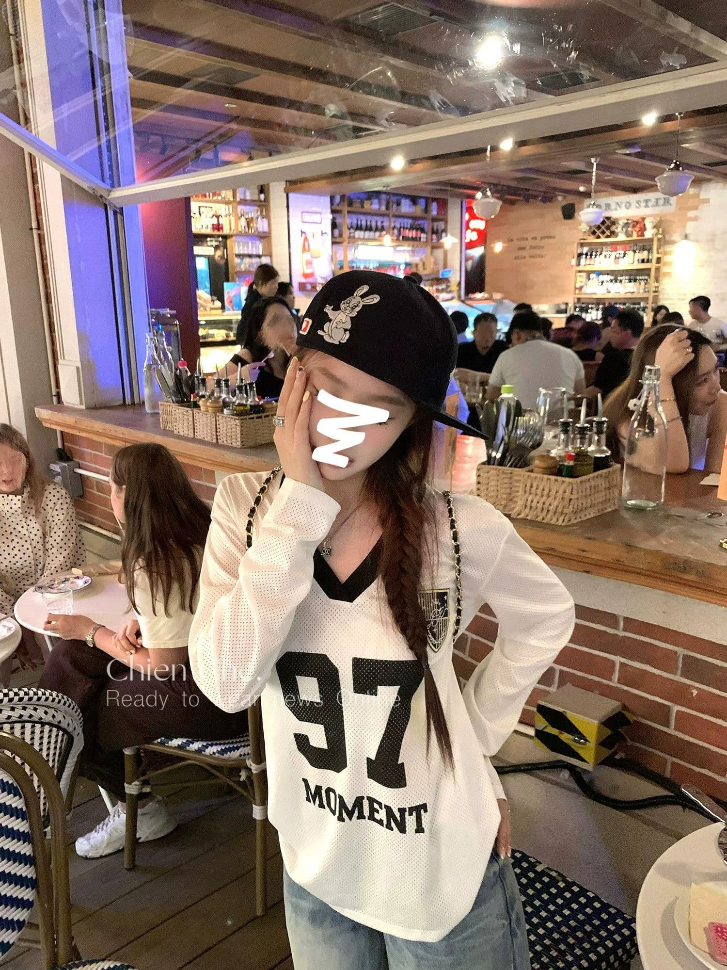 원본 것 아메리칸 티셔츠 여름 인터넷 얼굴 통기성 루즈핏 긴팔 자외선 차단 블라우스 여성 상세 이미지 17
