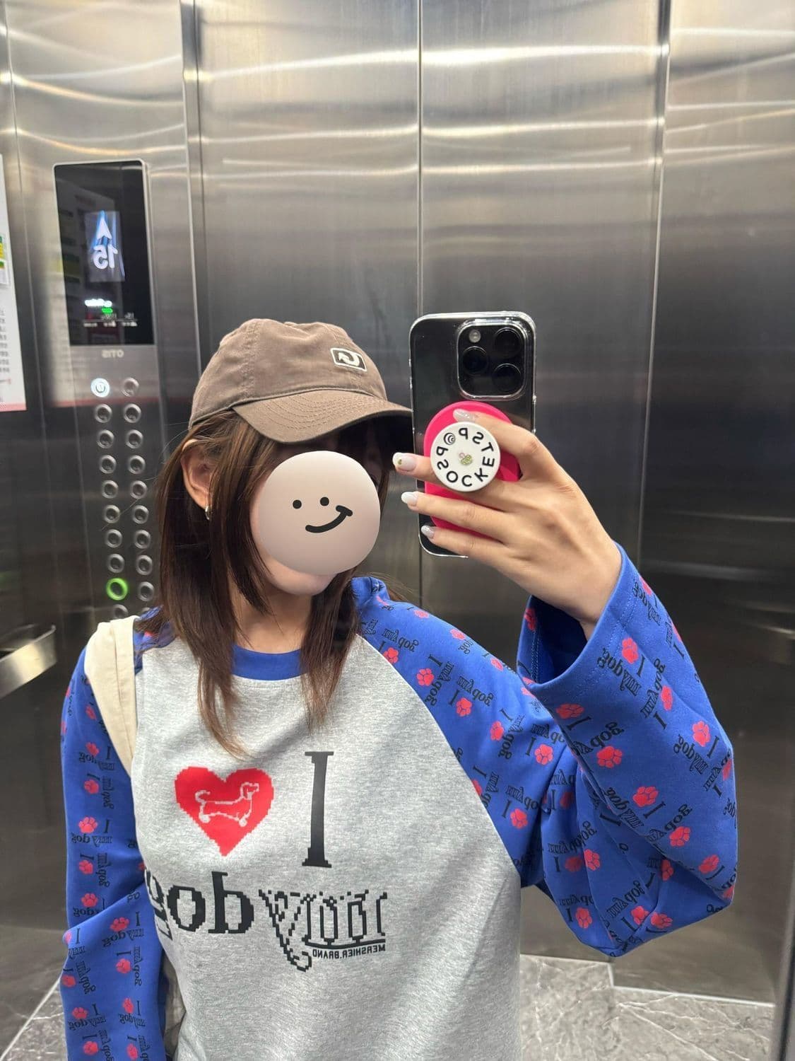 원본 솜씨 순면 220 그램 긴팔 티셔츠 여성 상세 이미지 6