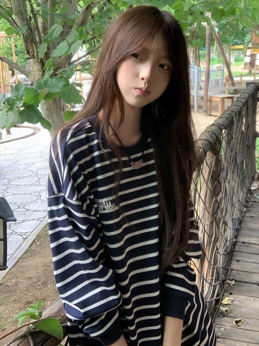 원본 솜씨 광저우 원본 원단 긴팔 티셔츠 여성 상세 이미지 2