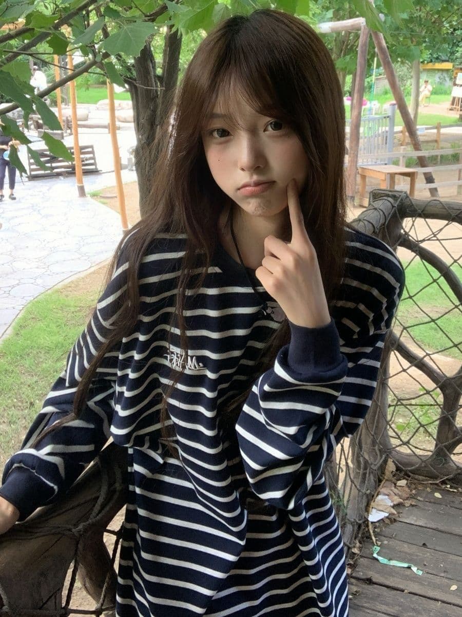 원본 솜씨 광저우 원본 원단 긴팔 티셔츠 여성 상세 이미지 3