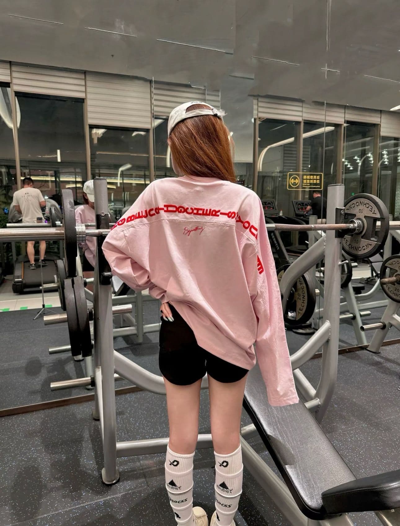 순면 220 그램 긴팔 티셔츠 여성 상세 이미지 2