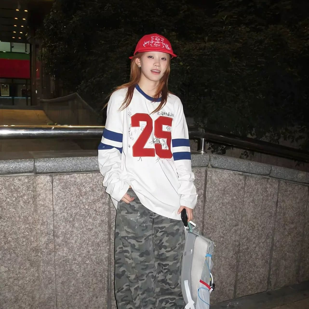 원본 솜씨 순면 220 그램 긴팔 티셔츠 여성 이미지 5