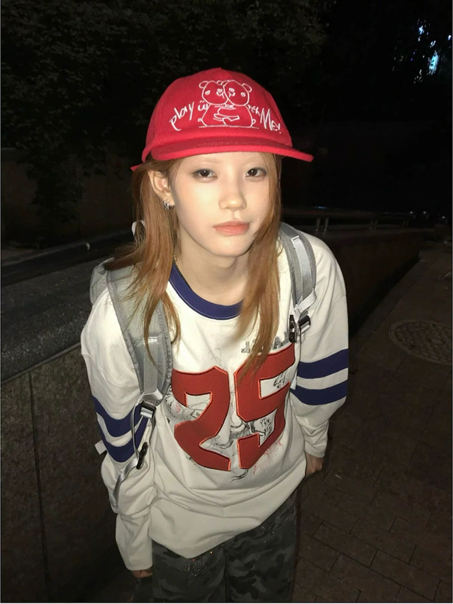 원본 솜씨 순면 220 그램 긴팔 티셔츠 여성 상세 이미지 2