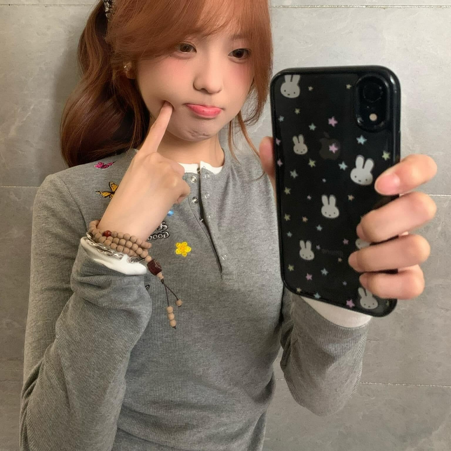 원본 솜씨 자수 네리 가게 천 광저우 원단 페이크 레이어드 몸매 가꾸기 긴팔 여성 이미지 5