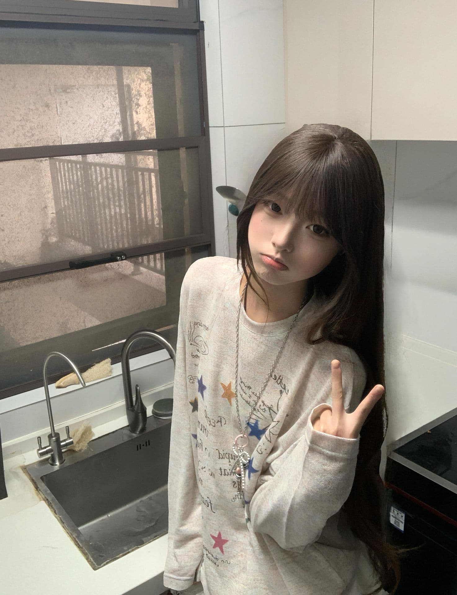 원본 솜씨 광저우 원단 긴팔 블라우스 티셔츠 여성 상세 이미지 9
