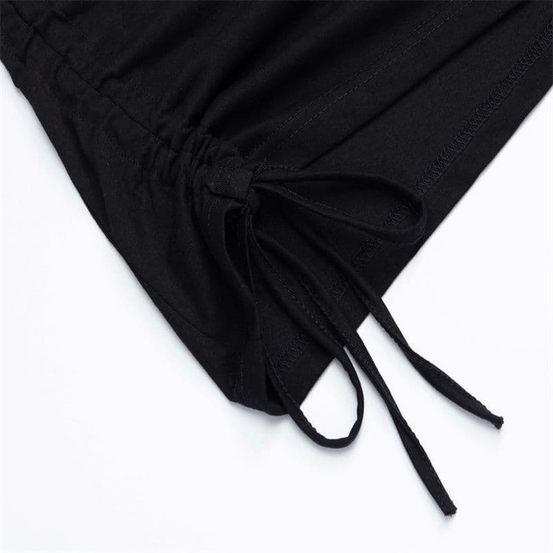 아메리칸 알파벳 프린트 페이크 레이어드 반팔 티셔츠 여름 디자인 센스 루즈핏 달콤한 매운맛 반소매 맨위 상세 이미지 32