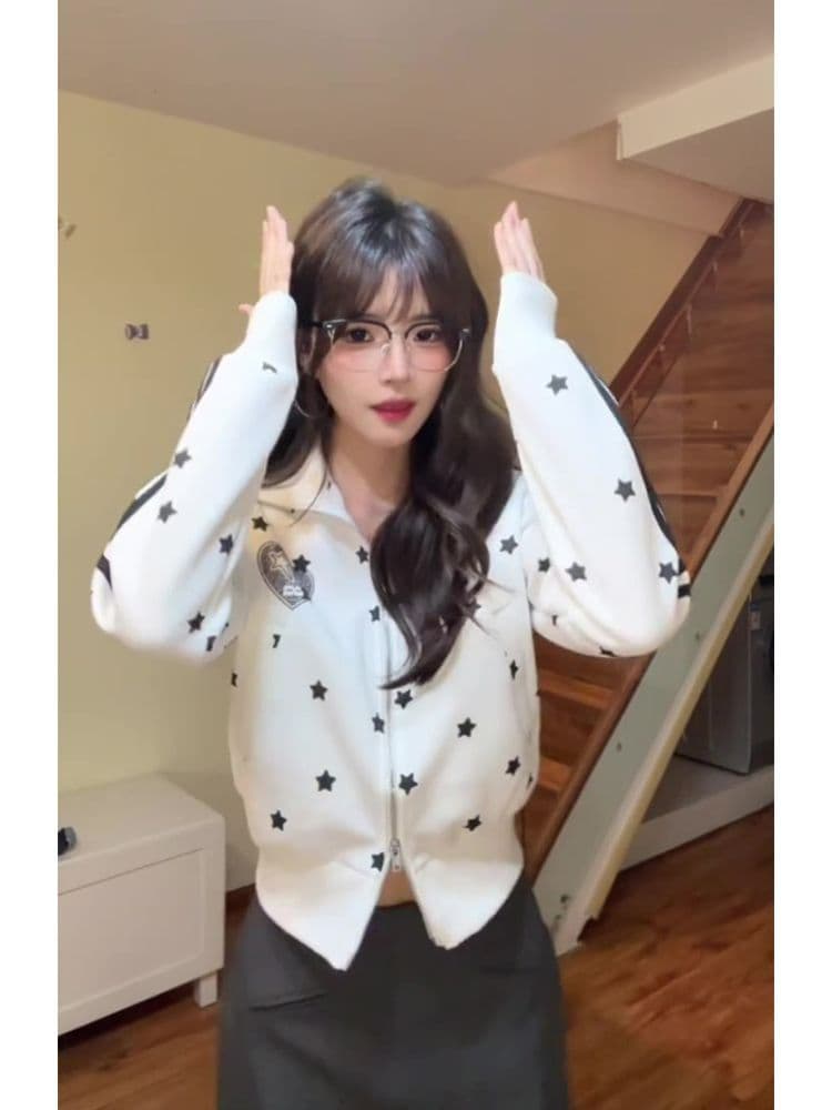 얇은 스타일 털이 있는 원본 솜씨 핫픽스 순수한 Mianhua 면 복합 후드티 여성 상세 이미지 4