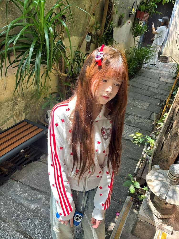 얇은 스타일 털이 있는 원본 솜씨 핫픽스 순수한 Mianhua 면 복합 후드티 여성 상세 이미지 7