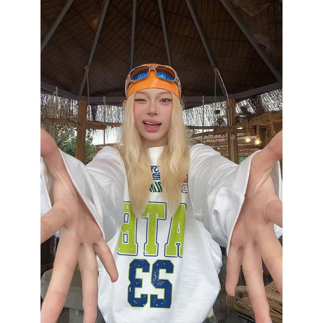 프린트 광저우 눈꽃 면 자외선 차단 블라우스 여성 상세 이미지 2