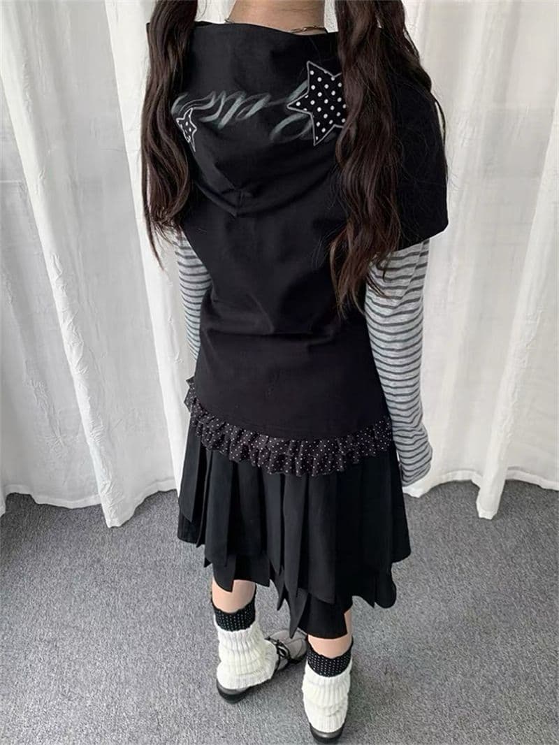 원본 것 자수 광저우 스트라이프 페이크 레이어드 40 220 그램 92 면 8 암모니아 Lun 상세 이미지 8