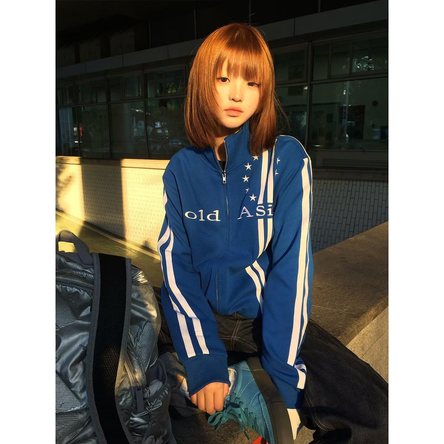 아메리칸 레트로 스탠드 칼라 후드티 오픈 가디건 여성 이른 가을 새로운 별 자수 쇼트 스타일 재킷 재킷 빛 아시아 인 바람 맨위 상세 이미지 9