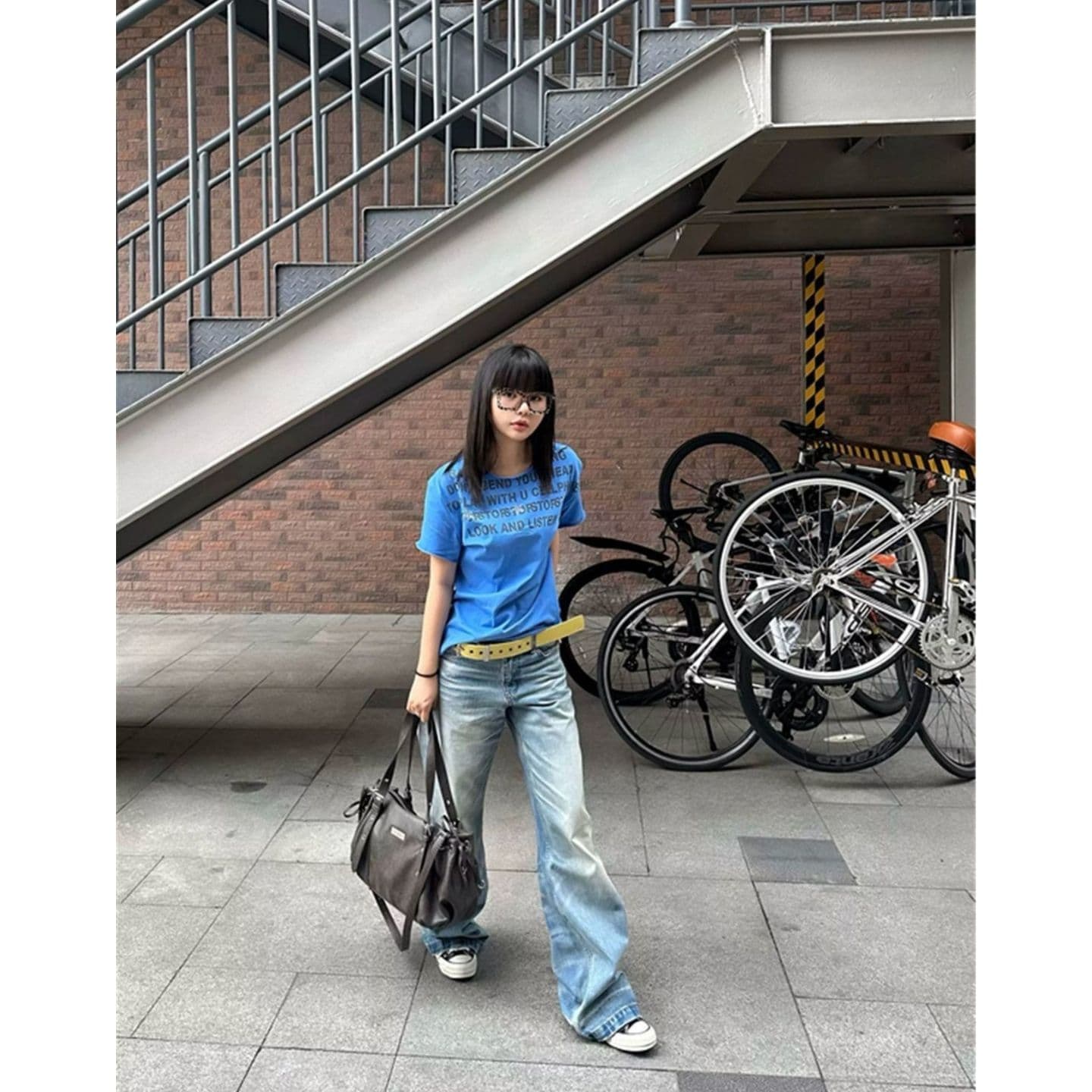 광저우 원단 원본 원단 디지털 직분사 아메리칸 레트로 알파벳 프린트 반팔 여름 맨위 이미지 2