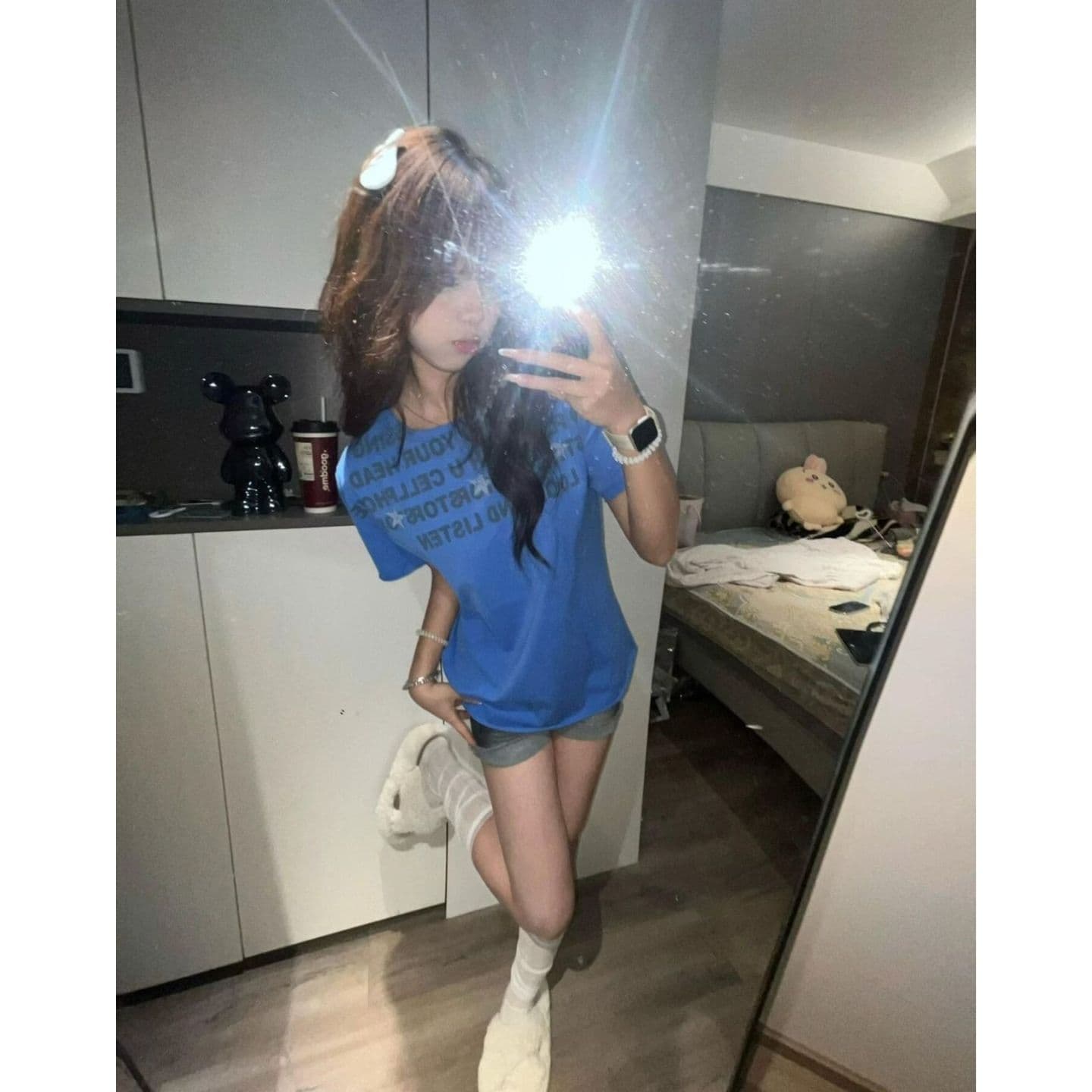 광저우 원단 원본 원단 디지털 직분사 아메리칸 레트로 알파벳 프린트 반팔 여름 맨위