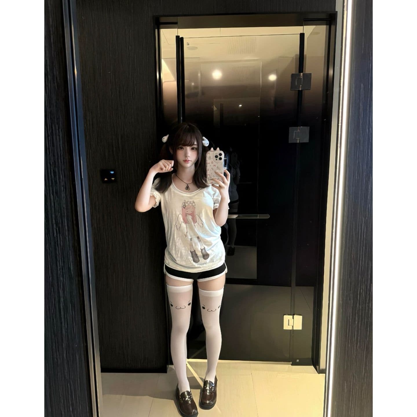 광저우 원단 대나무 마디 면 거품 소매 디지털 직분사 거품 소매 얇은 스타일 마이크로 ~을 통해 만화 반팔 맨위 여름 이미지 4