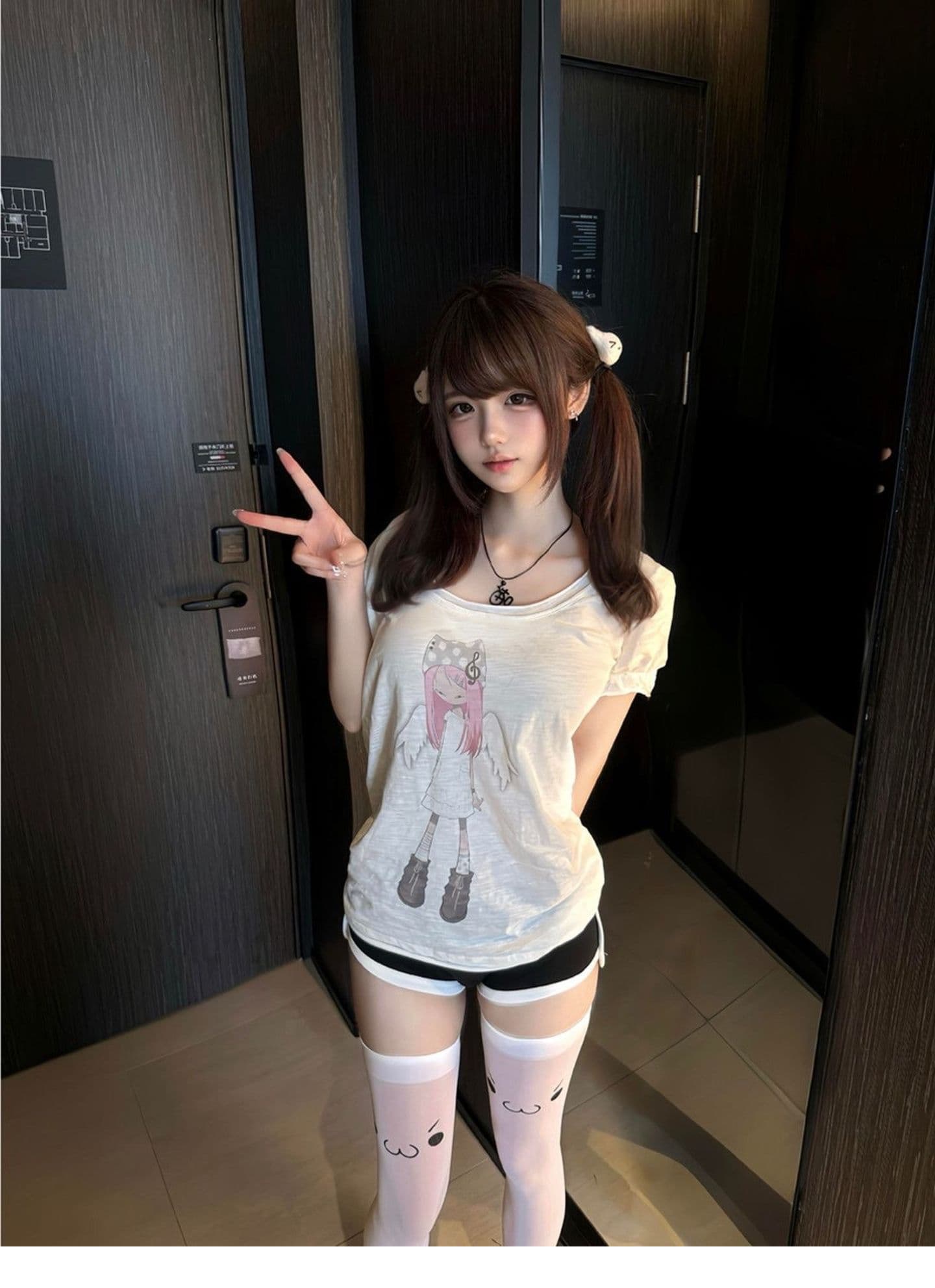 광저우 원단 대나무 마디 면 거품 소매 디지털 직분사 거품 소매 얇은 스타일 마이크로 ~을 통해 만화 반팔 맨위 여름 상세 이미지 4