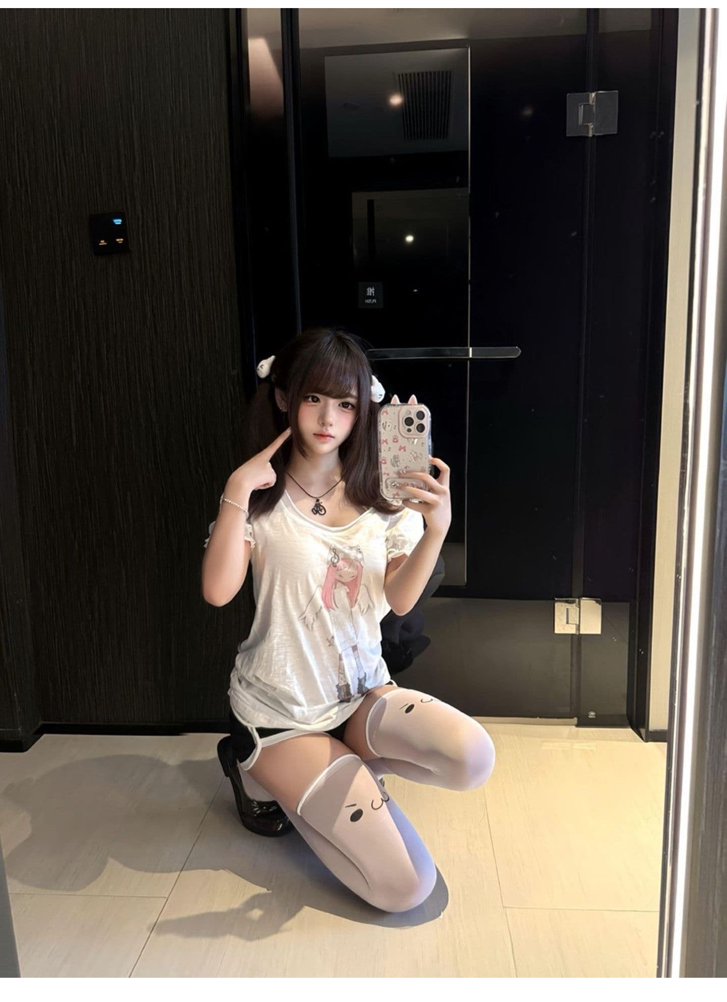 광저우 원단 대나무 마디 면 거품 소매 디지털 직분사 거품 소매 얇은 스타일 마이크로 ~을 통해 만화 반팔 맨위 여름 상세 이미지 5