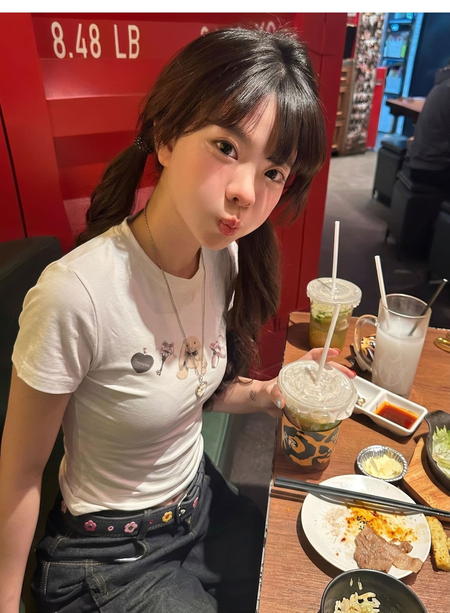 광저우 원단 원본 원단 디지털 직분사 만화 토끼 프린트 반팔 여름 작은 키 맨위 상세 이미지 5