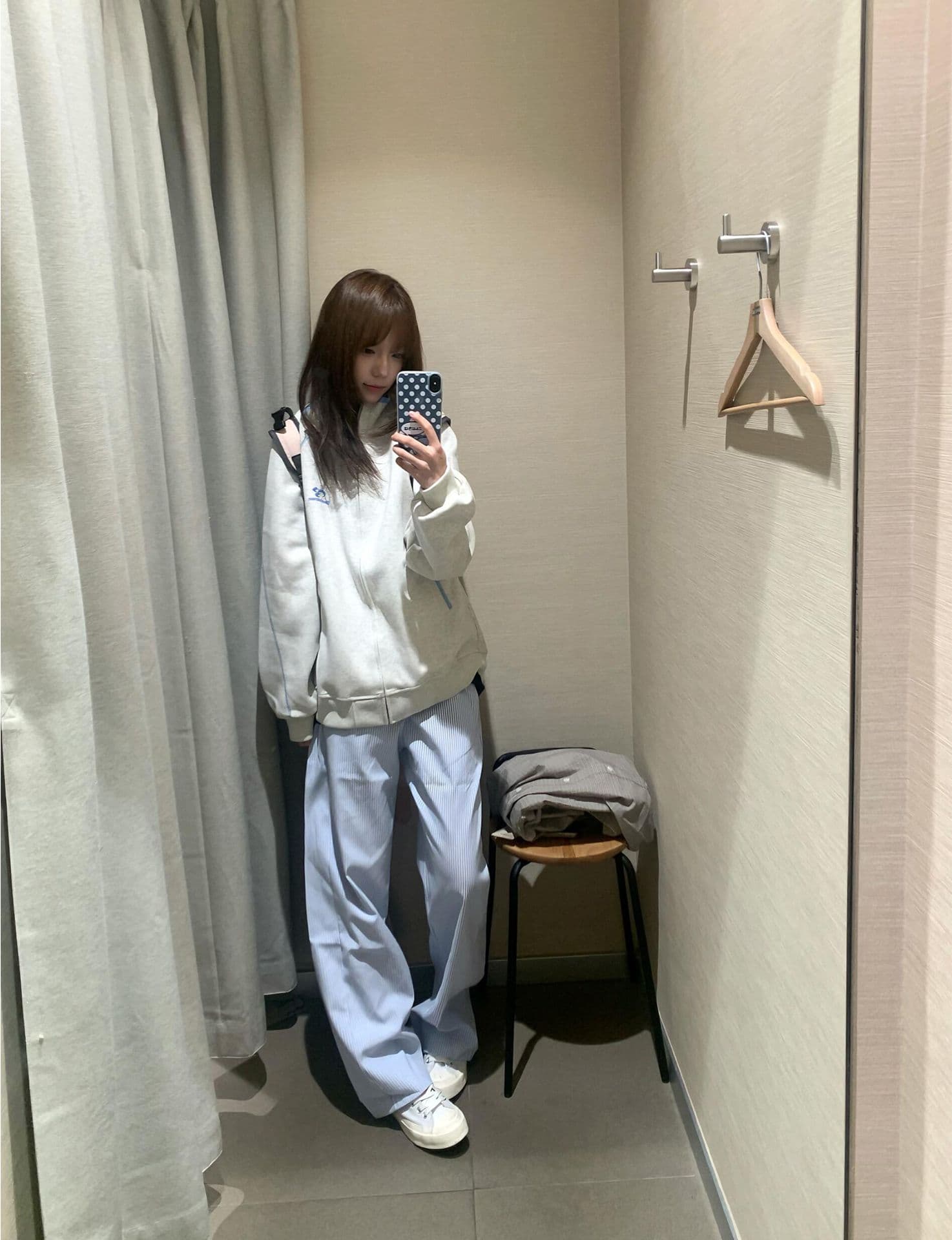 얇은 스타일 원본 솜씨 자수 맞춤 달팽이 구두 순수한 Mianhua 면 후드티 여성 상세 이미지 4