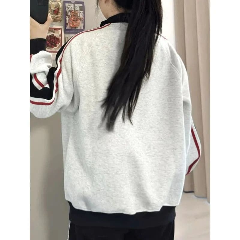 얇은 스타일 털이 있는 원본 솜씨 순수한 Mianhua 면 복합 후드티 여성 상세 이미지 4