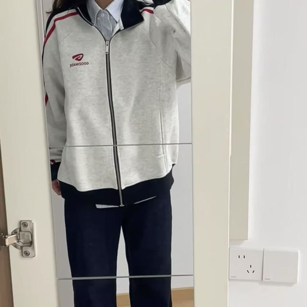 얇은 스타일 털이 있는 원본 솜씨 순수한 Mianhua 면 복합 후드티 여성 상세 이미지 8