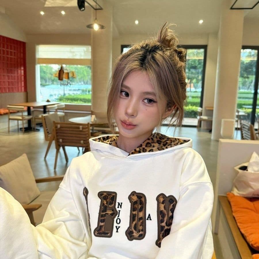 얇은 스타일 털이 있는 원본 솜씨 순수한 Mianhua 면 복합 후드티 여성 이미지 2