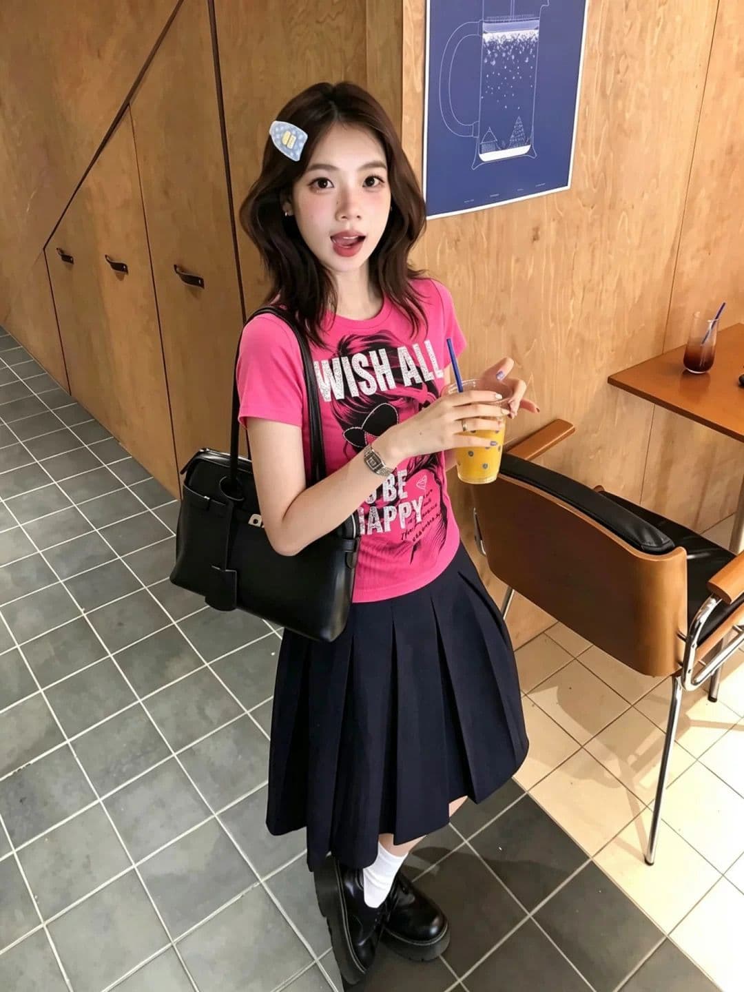 260 그램 사람들 면 모달 초상화 프린트 라운드 넥 반팔 티셔츠 여성 몸매 가꾸기 맨위 상세 이미지 6