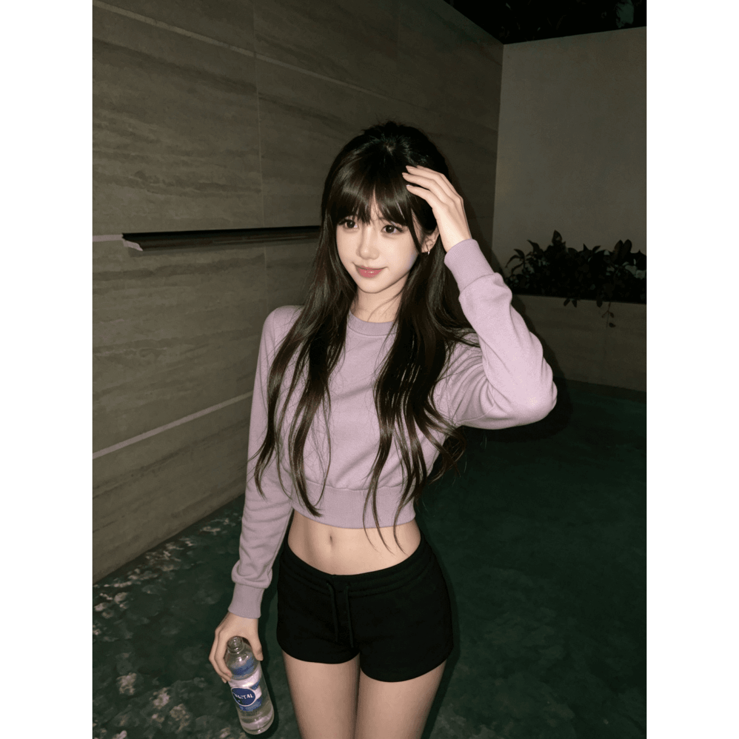 광저우 De 플러시 250그램 1 1 가을 겨울철 새로운 작은 대중 디자인 센스 몸매 가꾸기 슬림해 보이는 맨위 이미지 2