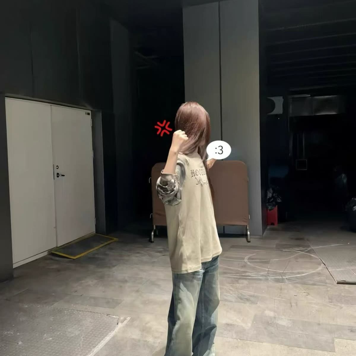 65 35 후아 남편 그리드 250그램 긴팔 티셔츠 여성 이미지 5