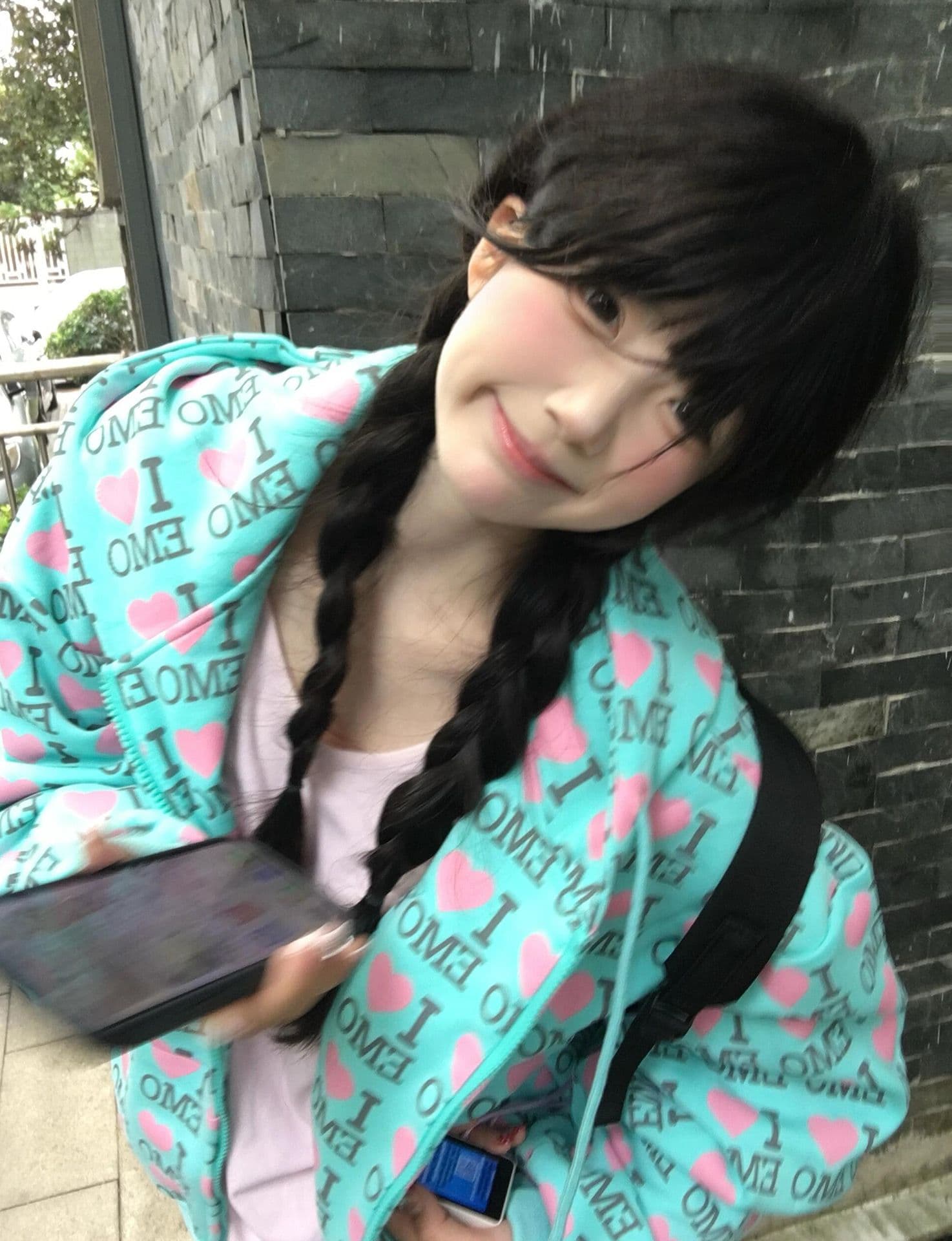 얇은 스타일 원본 크기 인사이드 펌프 이후 패키지 칼라 순수한 Mianhua 면 복합 후드티 여성 이미지 2