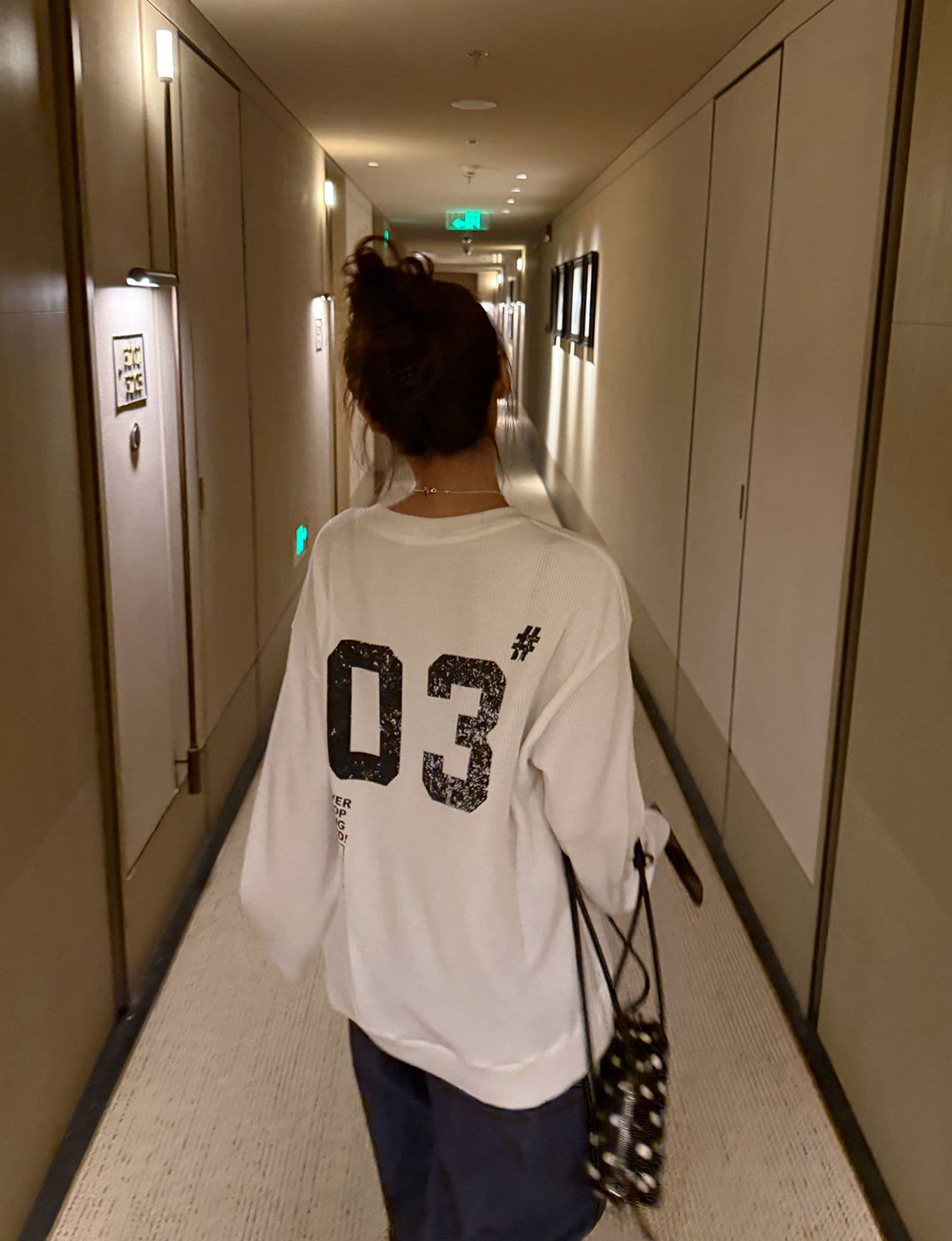 원본 솜씨 6535 후아 남편 그리드 250그램 긴팔 티셔츠 여성 상세 이미지 3