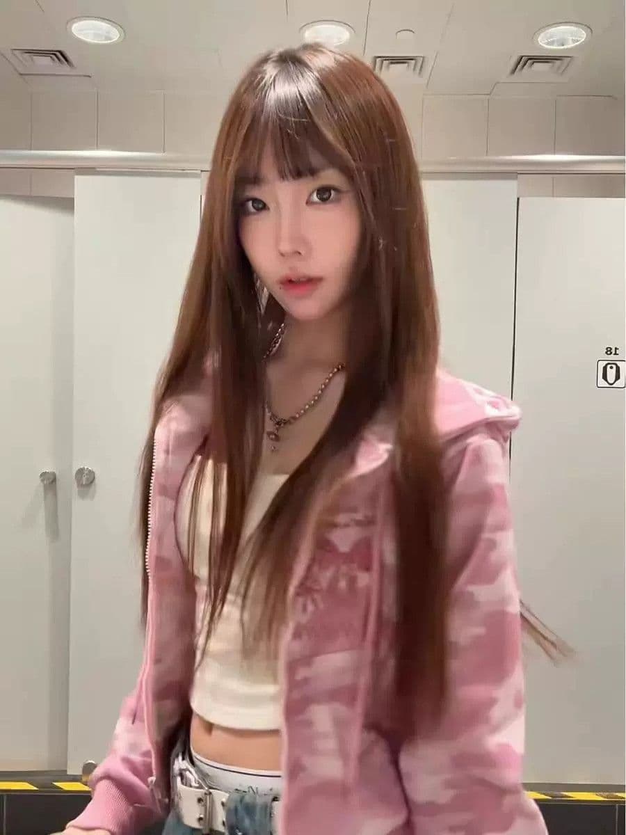 350 그램 후아 면 복잡한 우유 높은 품질 달콤한 차가운 바람 카모플라주 후드 재킷 지퍼 오픈 가디건 상세 이미지 3